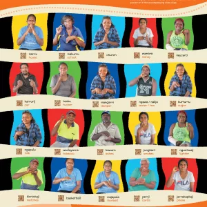 Gurindji Sign Language Poster #2