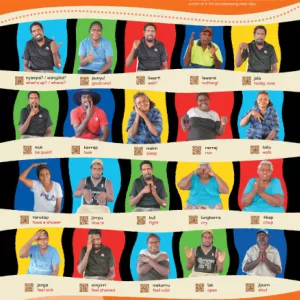 Gurindji Sign Language Poster #4