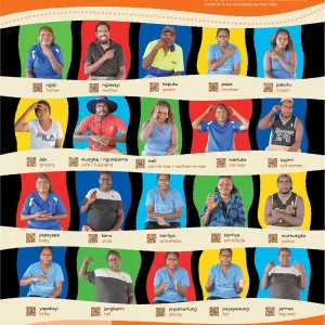 Gurindji Sign Language Poster #1